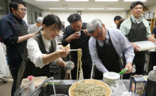 北地区会10月例会～そば打ち体験例会～